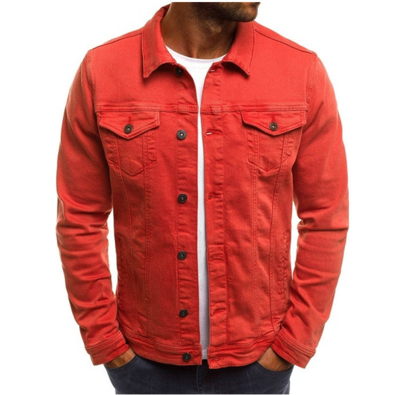 Mees | Casual tussenjas voor heren van denim