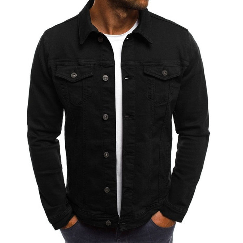 Mees | Casual tussenjas voor heren van denim