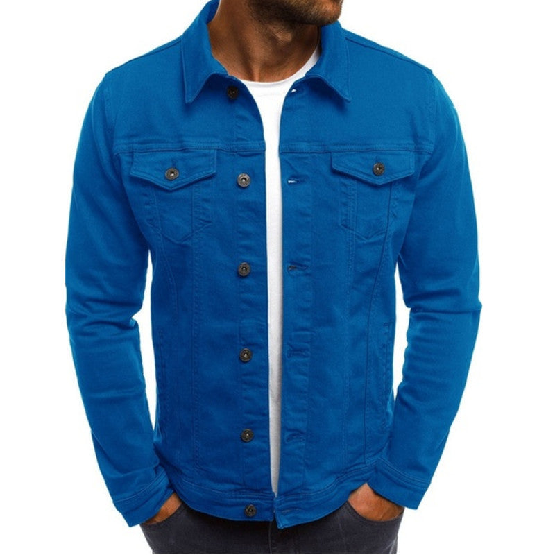Mees | Casual tussenjas voor heren van denim