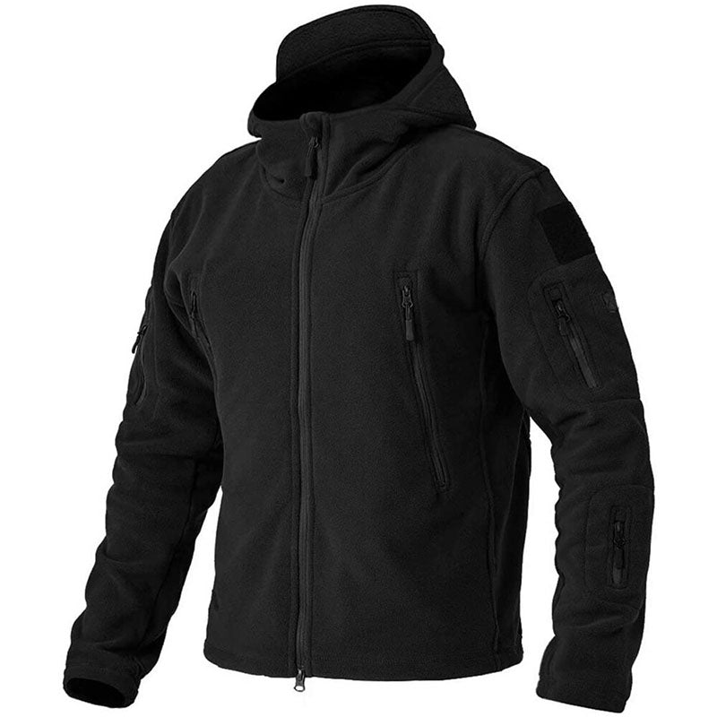 Enzo | Winddichte outdoor heren fleece tussenjas