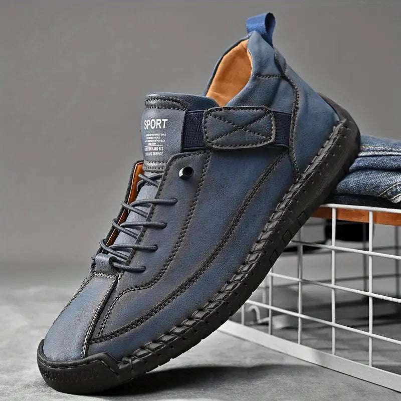 Orthopedische Leren Comfortabele Sneakers voor Mannen