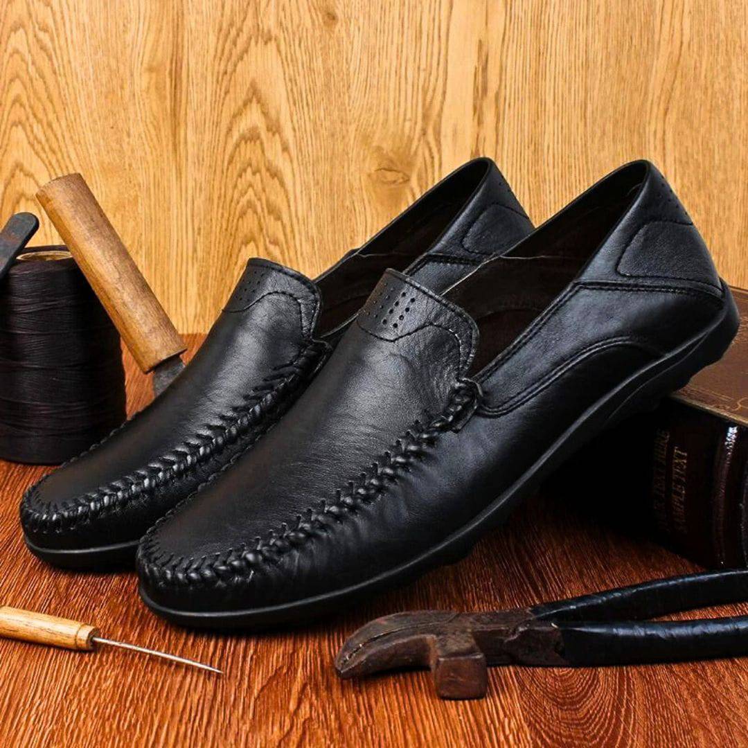 Heren Echte Leren Lichte Loafers
