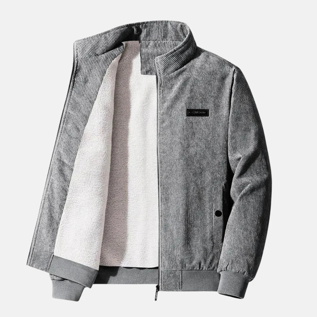Finn | Retro kord tussenjas voor heren casual en veelzijdig